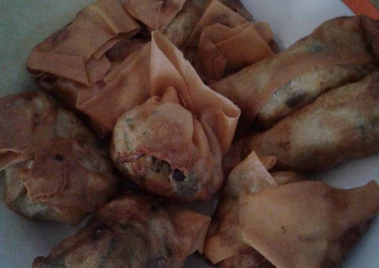 Martabak telor mini goreng