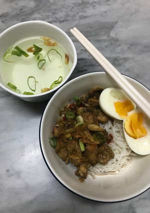 Foto resep Mie Ayam Jamur Sehat (clean eat)