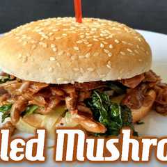 Una foto de Pulled Mushroom (Hamburguesa Vegana)