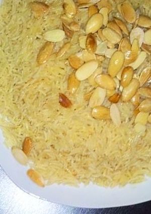 صورة لوصفة الرز المبهر او البخاري
