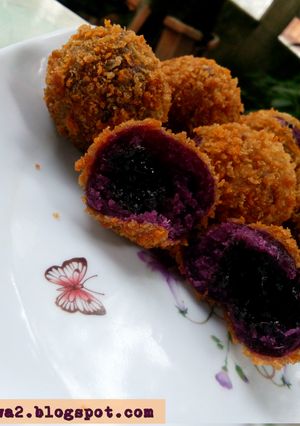 Foto resep Bola Ubi Ungu Crispy
