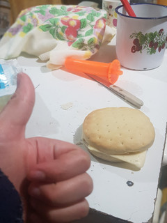 Una foto de Pan con queso más racio que el que te dan en el colegio