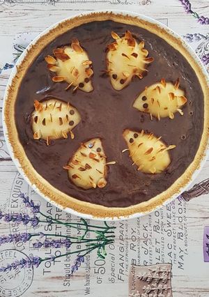 Une photo de Tarte au chocolat "hérissons"