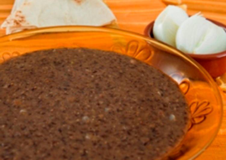 Recipe of Quick Lentils and rice puree - mujaddara mussafayeh