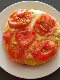 Una foto de Pizzeta en tortilla de arroz