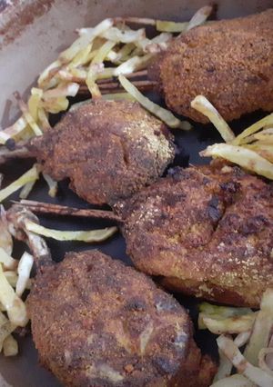 عکسی از دستور ران مرغ تام وجری😋😋😋