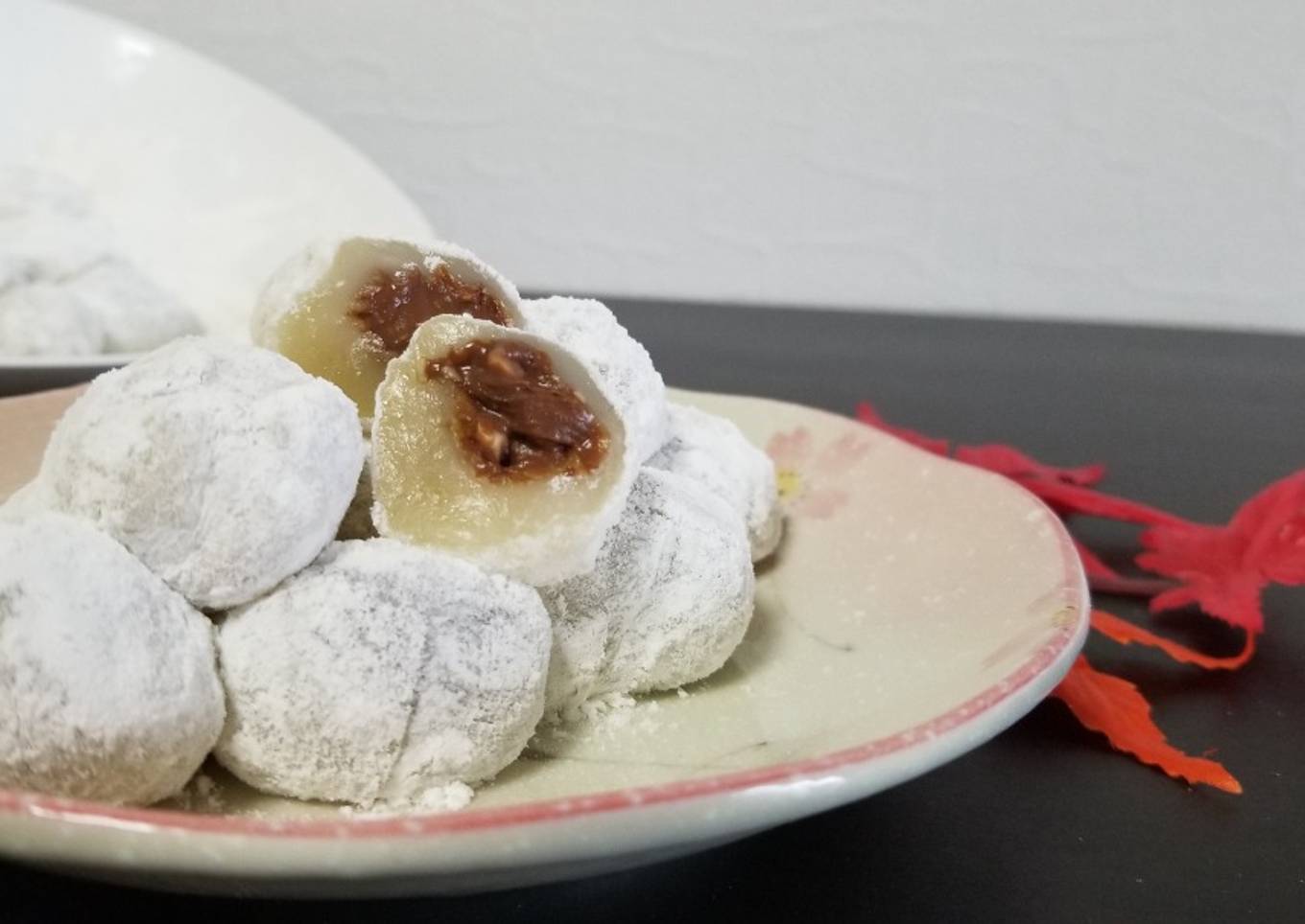 Resep Resep MOCHI isi kacang #mochikaswari