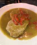 Lomo de cerdo en salsa verde a la Sonorense