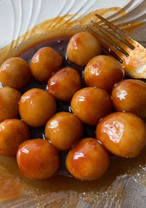 Foto resep Cilok isi bumbu saos kecap yg endul