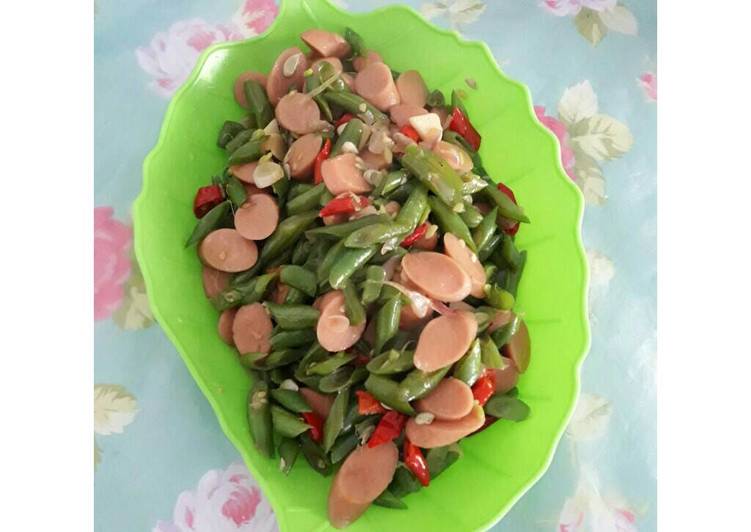 Resep Tumis buncis sosis, Bisa Manjain Lidah