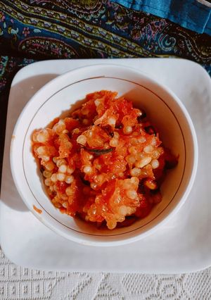 A picture of Carrot Sabudana.