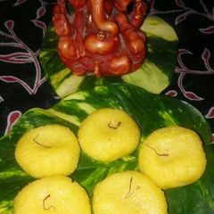 A picture of Kesari peda.
