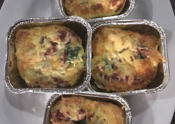 Egg cheese quiche ala keto