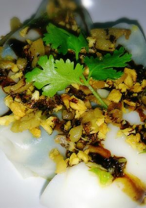 รูปของ ก๋วยเตี๋ยวห่อกุยช่าย&หน่อไม้ทรงเครื่อง #กินผักรักสุขภาพ5