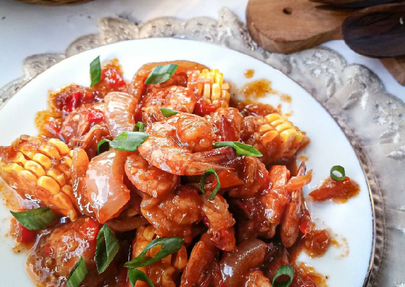 Udang Saus Padang Pedas