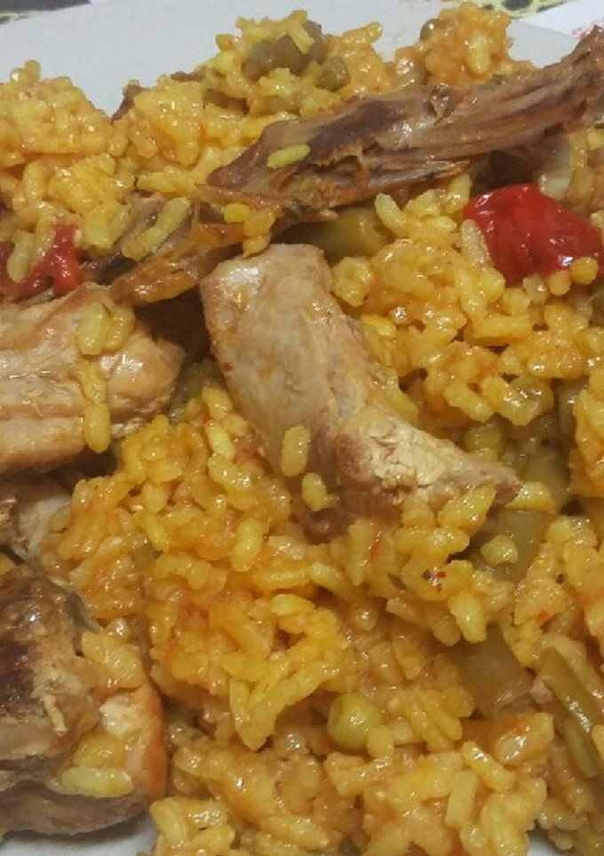 Una foto de Arroz y conejo