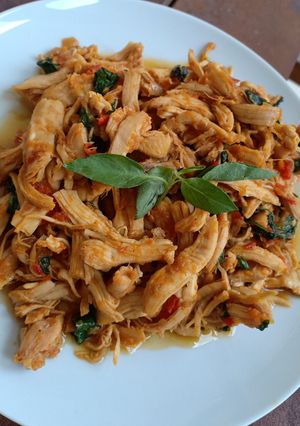 Foto resep Ayam Suwir Pedas Kemangi