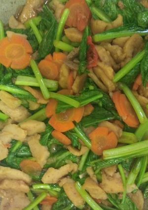 Foto resep Oseng WBS (Wortel, Bakso, Sawi)