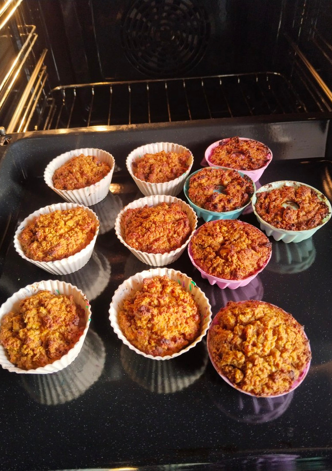 Una foto de Carrot cupcakes saludables
