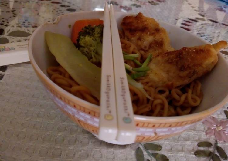 Ramen 🍜con pollo