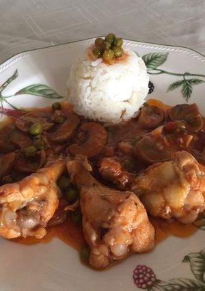 Una foto de Alitas de pollo a la barbecue