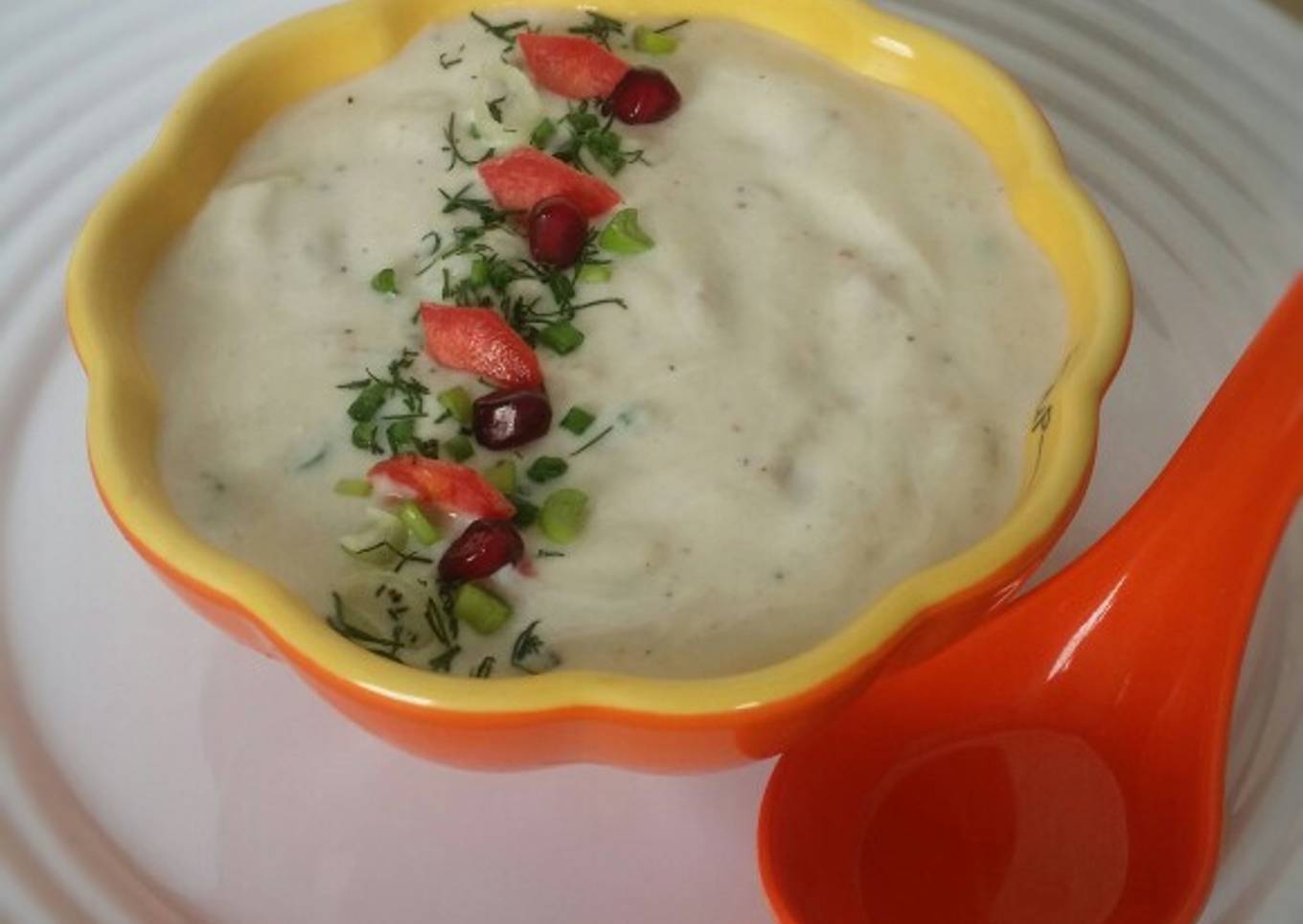 Creamy potato soup