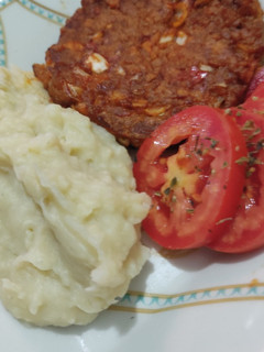 Una foto de Hamburguesa vegana de proteína de soja
