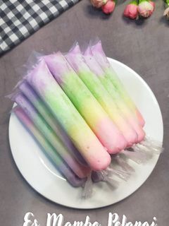 Foto resep Es Mambo pelangi
