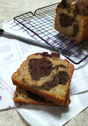 Foto resep Marble Banana Cake
