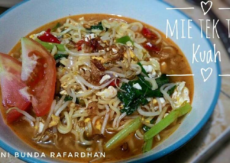 Resep Mie Tek Tek Kuah oleh Nani Bunda Rafardhan Cookpad