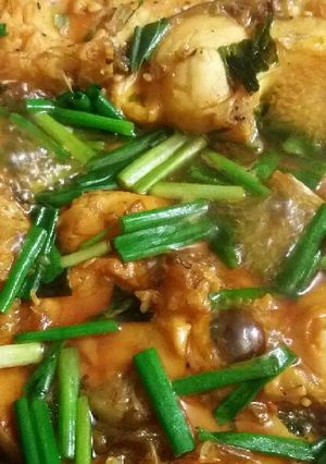 Hình của món Cá kho củ nghệ, lá gừng.