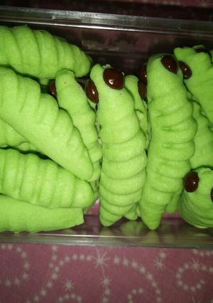 Foto resep Catterpillar cookies simple