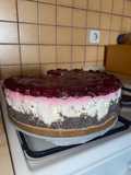 Meggyes-mákos sütés nélküli sajttorta🍒🍰