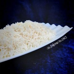A picture of Chelow (Persian Steamed Rice).