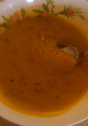 Una foto de Crema de calabaza (auyama)