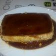 Flan de chocolate blanco