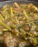 Verdolagas en salsa verde con chicharrón