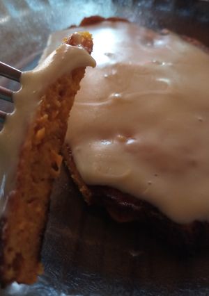 Una foto de Tortilla de zanahoria con queso