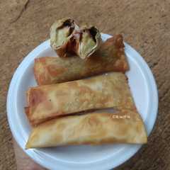 รูปของ Camilan dari kulit pangsit (Pisang Coklat kulit pangsit)