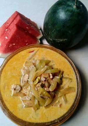 Foto resep Kulit semangka kuah kuning