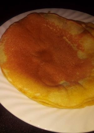 Pancake mara kwai ainihin hoton girkin
