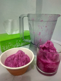 Foto resep Nata Fruit Smoothies Ice Cream (No Syrup)