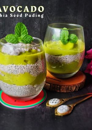 Foto resep Avocado Chia Seed Puding