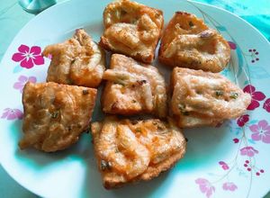 Hình của món Bánh mì chiên tôm.