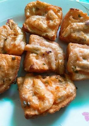 Hình của món Bánh mì chiên tôm.