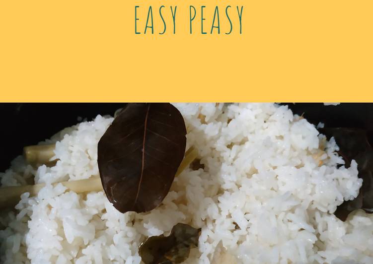 Cara Gampang Membuat Nasi Gurih Liwet Rice Cooker, easy peasy, endesz, anti gagal yang Lezat