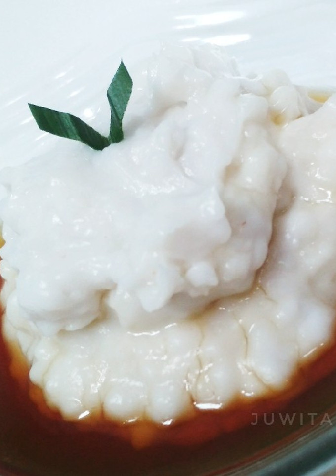 Foto resep Bubur Sumsum Lembut Kuah Kinca