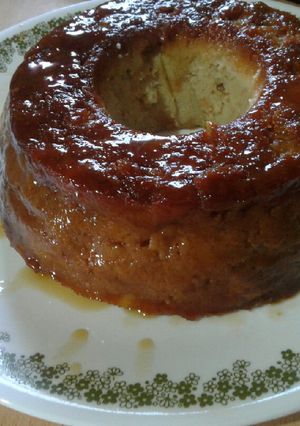Una foto de Budín de pan cremoso y fácil 🍮