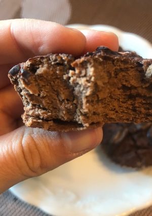 Una foto de Brownies saludables de garbanzos