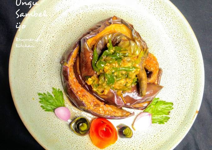 Ternyata begini loh! Resep termudah membuat Terong Ungu Sambal Ijo yang nagih banget